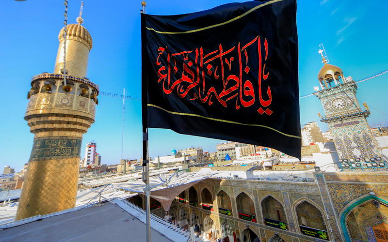 اهتزاز سه هزار پرچم عزادار فاطمیه در پایتخت اهتزاز سه هزار پرچم عزادار فاطمیه در پایتخت