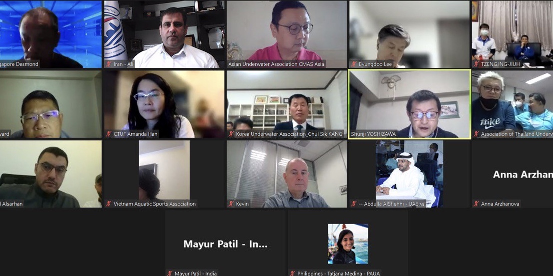مجمع عمومی کنفدراسیون غواصی آسیا برگزار شد