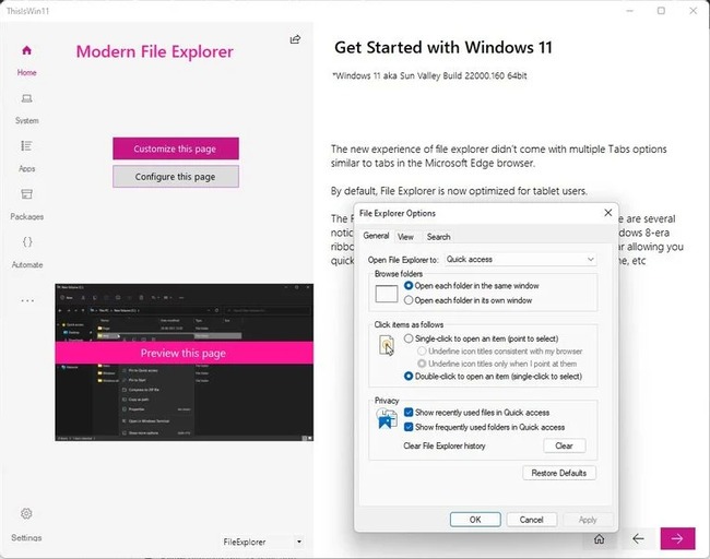 شخصی سازی ویندوز ۱۱ با شش برنامه اختصاصی