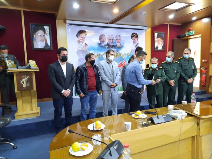 تجلیل از قهرمانان ورزشی فارس توسط سپاه فجر
