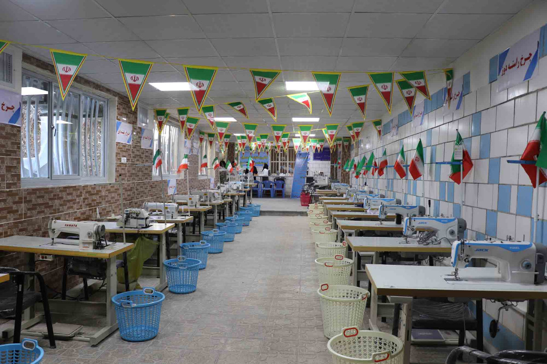 افتتاح کارگاه اشتغال زایی خیاطی افتتاح کارگاه اشتغال زایی خیاطی