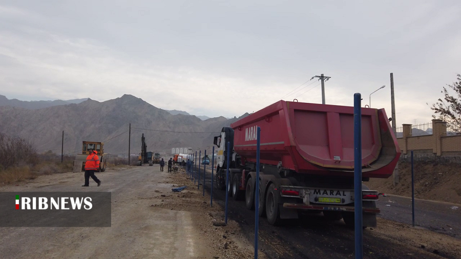 نصب ایکس ری کامیون در پایانه مرزی نوردوز