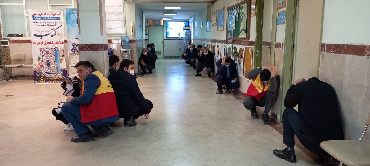 برگزاری مانور زلزله در قزوین