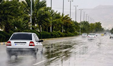 احتمال بارش باران در هرمزگان
