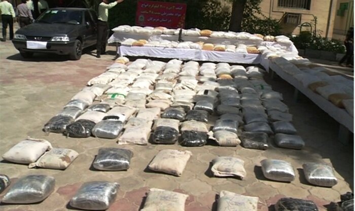 کشف بیش از ۲۶۰۰ کیلوگرم انواع موادمخدر در ظفر ۱۴