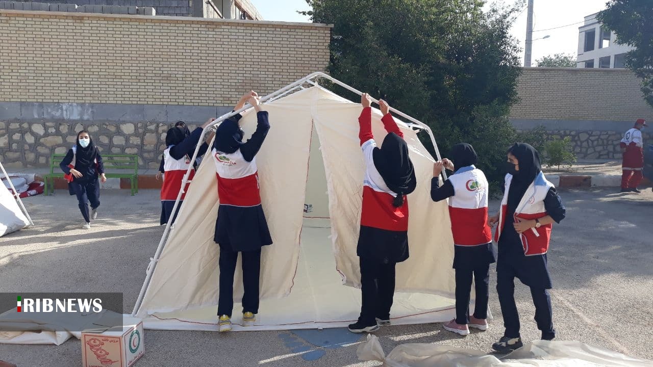 برگزاری رزمایش زلزله در مدسه&zwnj;های استان بوشهر