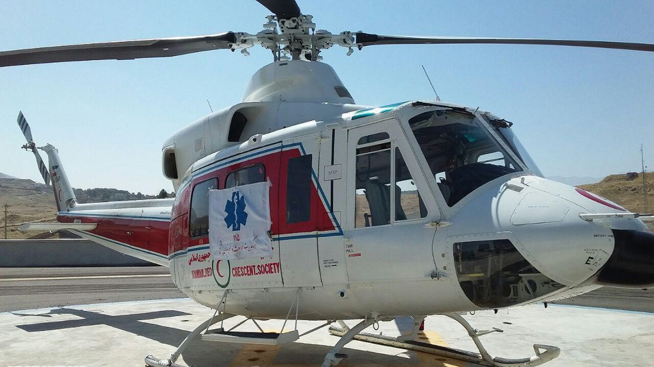 پرواز بالگرد اورژانس هوایی دزفول برای انتقال مادر باردار به بیمارستان