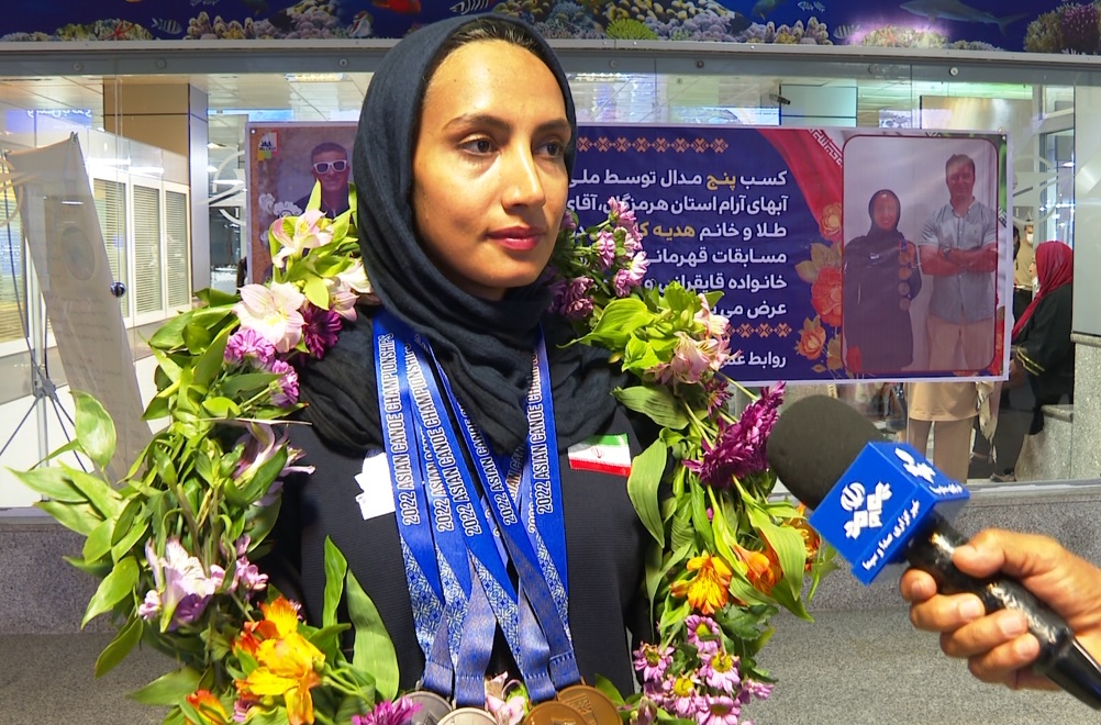 بازگشت ملی‌پوش هرمزگانی قایقرانی با ۴ نشان آسیایی