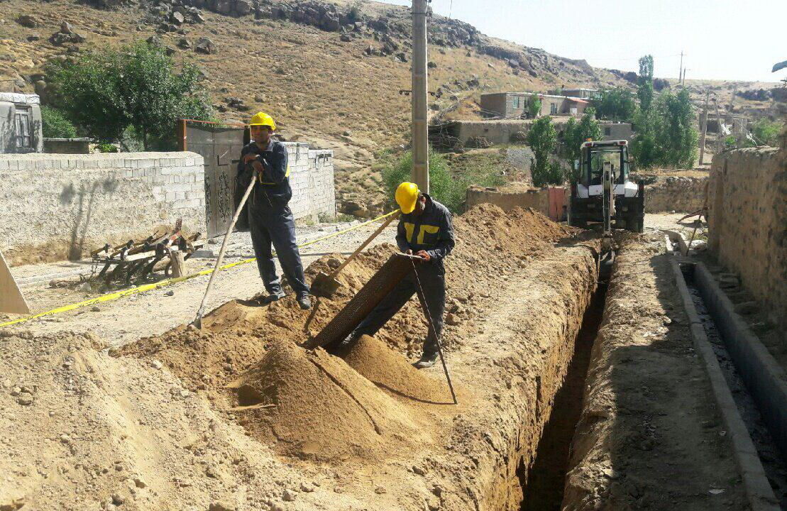 توسعه شبکه گازرسانی به روستاهای چالدران