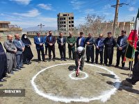 کلنگ زنی دو طرح آموزشی و ورزشی در سردشت