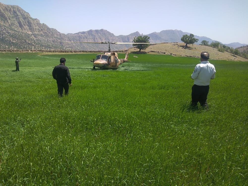 امداد هوایی به سه مادر باردار در اندیکا