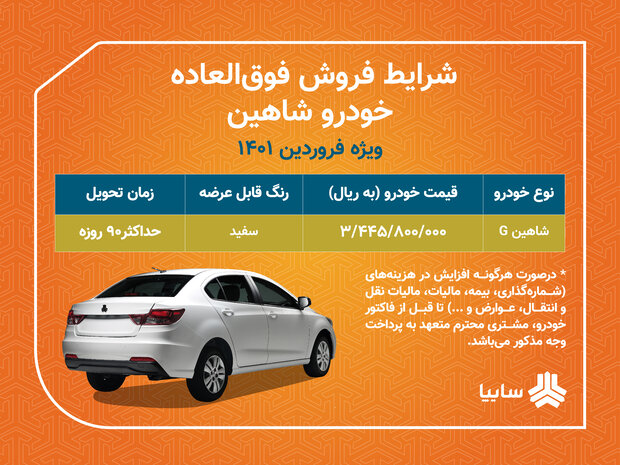 آغاز اولین فروش بدون قرعه کشی سایپا آغاز اولین فروش بدون قرعه کشی سایپا