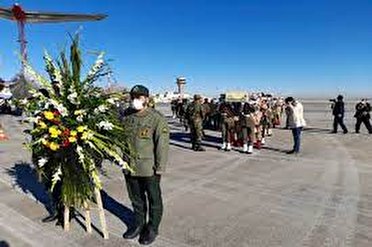 ورود پیکر پاک و مطهر 6 شهید گمنام به ارومیه