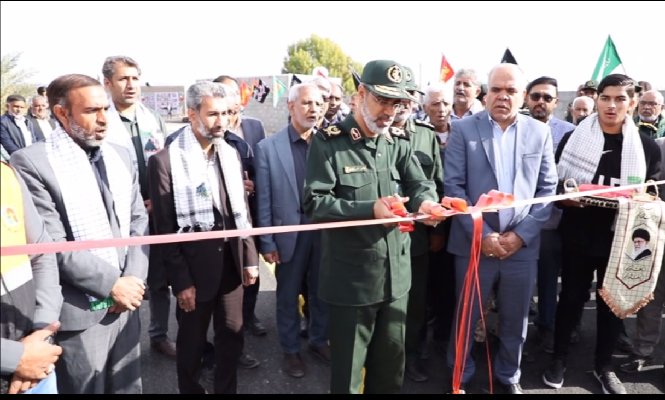 بهره برداری راه روستایی لیمویی شهرستان رودان