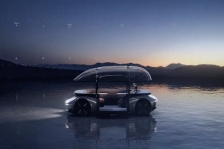 فناوری خودرو مفهومی با سقف گنبدی در نمایشگاه CES ۲۰۲۳