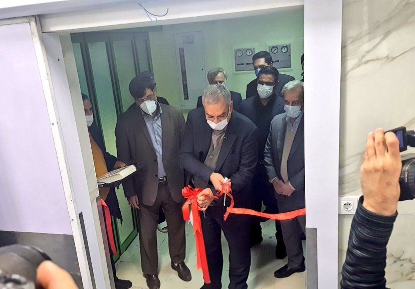 بهره برداری از بخش نورولب بای پلین بیمارستان قائم (عج) مشهد