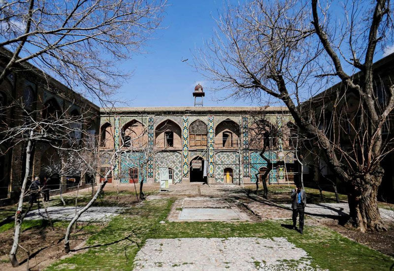 مرمت و ساماندهی بنای تاریخی مدرسه سردار قزوین