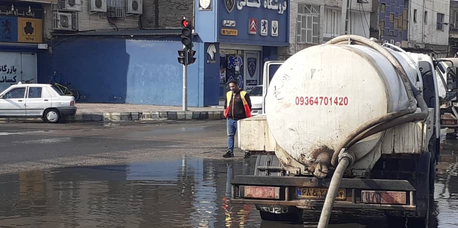 در پی بارندگی شدید ،رفع آبگرفتگی در پنج منطقه اهواز در پی بارندگی شدید ،رفع آبگرفتگی در پنج منطقه اهواز