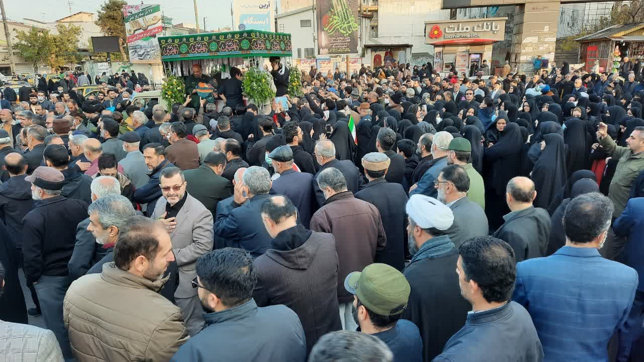 تشییع شهدا در شهرستانهای مازندران