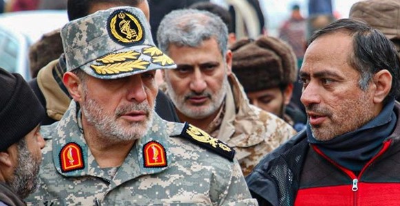تأکید فرمانده قرارگاه حمزه سیدالشهدا (ع) بر ادامه کمک های روزانه نیروی زمینی سپاه به زلزله زدگان خوی