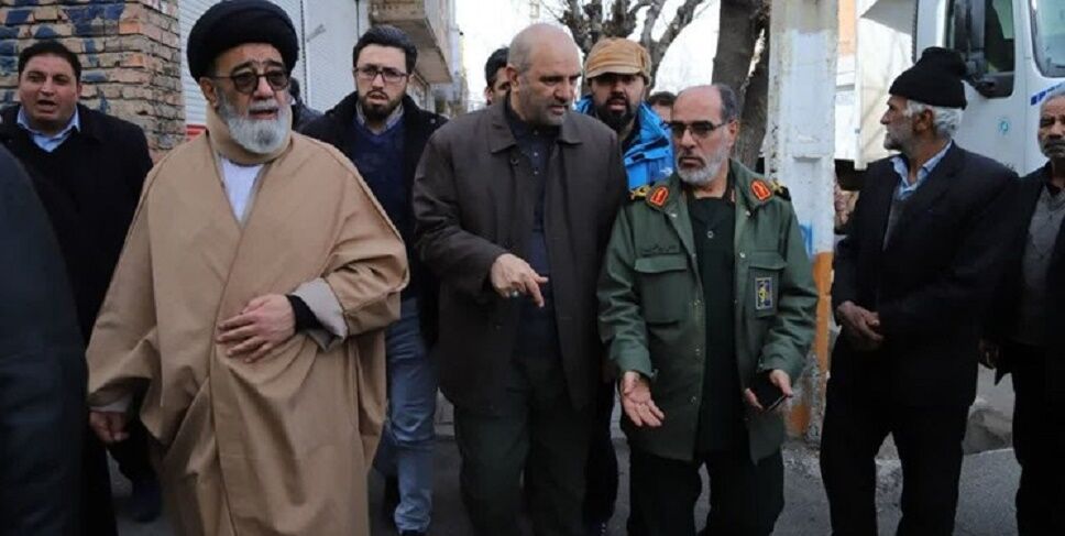 همدلی استاندار و امام جمعه تبریز با زلزله زدگان خوی