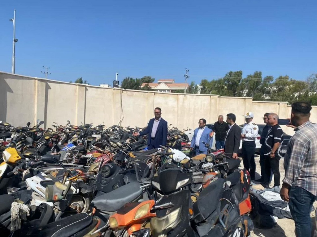 تعیین تکلیف ۱۰۰ دستگاه خودرو و ۷۳۰ موتورسیکلت در کیش