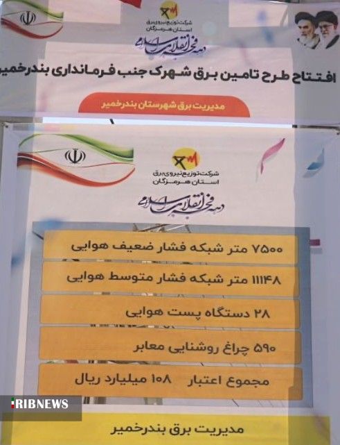 بهره برداری از ۱۹ طرح عمرانی و خدماتی در بندرخمیر