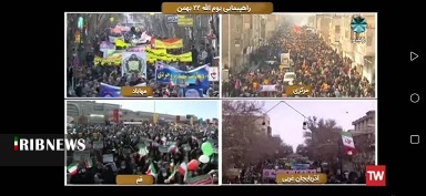 نمایش جلوه های بی بدیل شکوه حضور مردم دیار خمینی در قاب شبکه های ملی