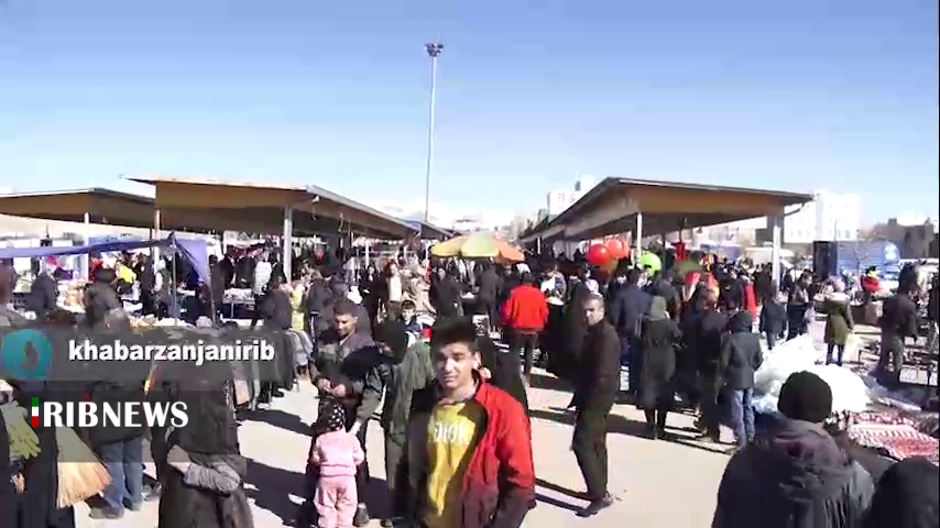 تب و تاب خرید در جمعه بازار زمستانه زنجان