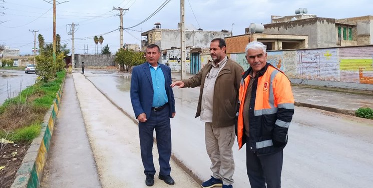تکمیل اصلاح شبکه آب پارک جنگلی دهدشت