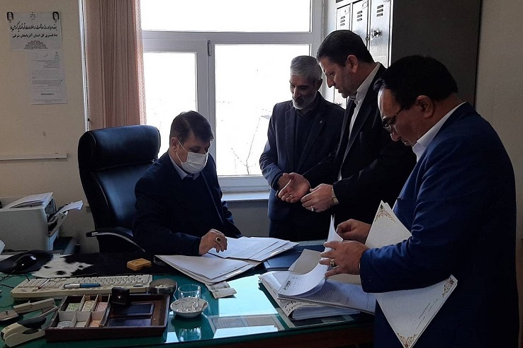 بازدید رئیس دادگستری آذربایجان شرقی از حوزه قضایی هریس