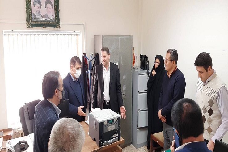 بازدید رئیس دادگستری آذربایجان شرقی از حوزه قضایی هریس