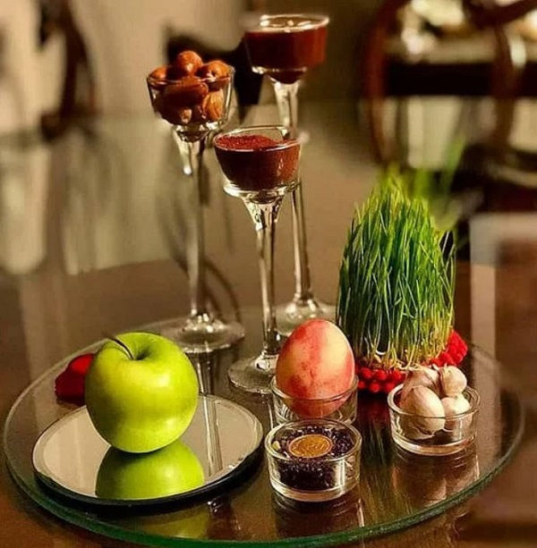 سفره هفت سین، ترکیبی از مواد غذایی سالم