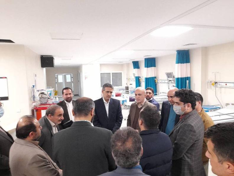 بازدید معاون سازمان بازرسی از بیمارستان شهید سلیمانی فردیس