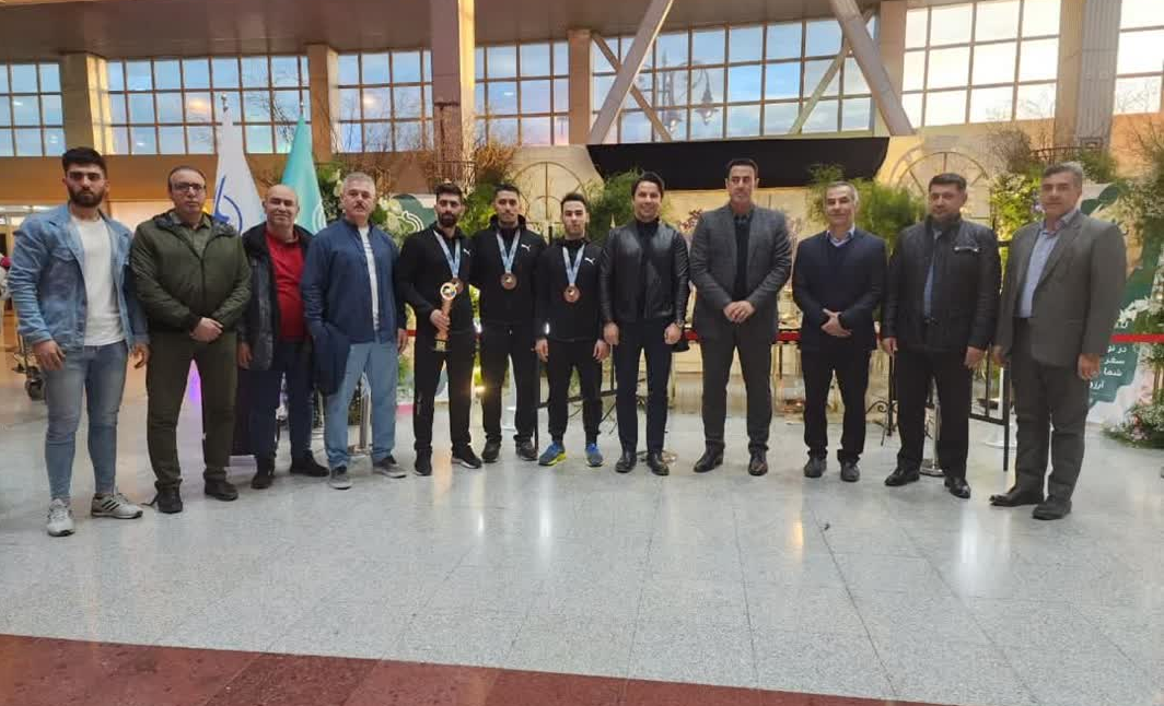 استقبال از مدال آوران آذربایجان شرقی در لیگ جهانی کاراته