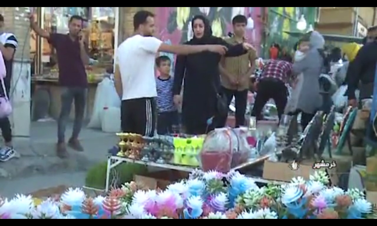 شور و شوق خرید در بازار شب عید خرمشهر