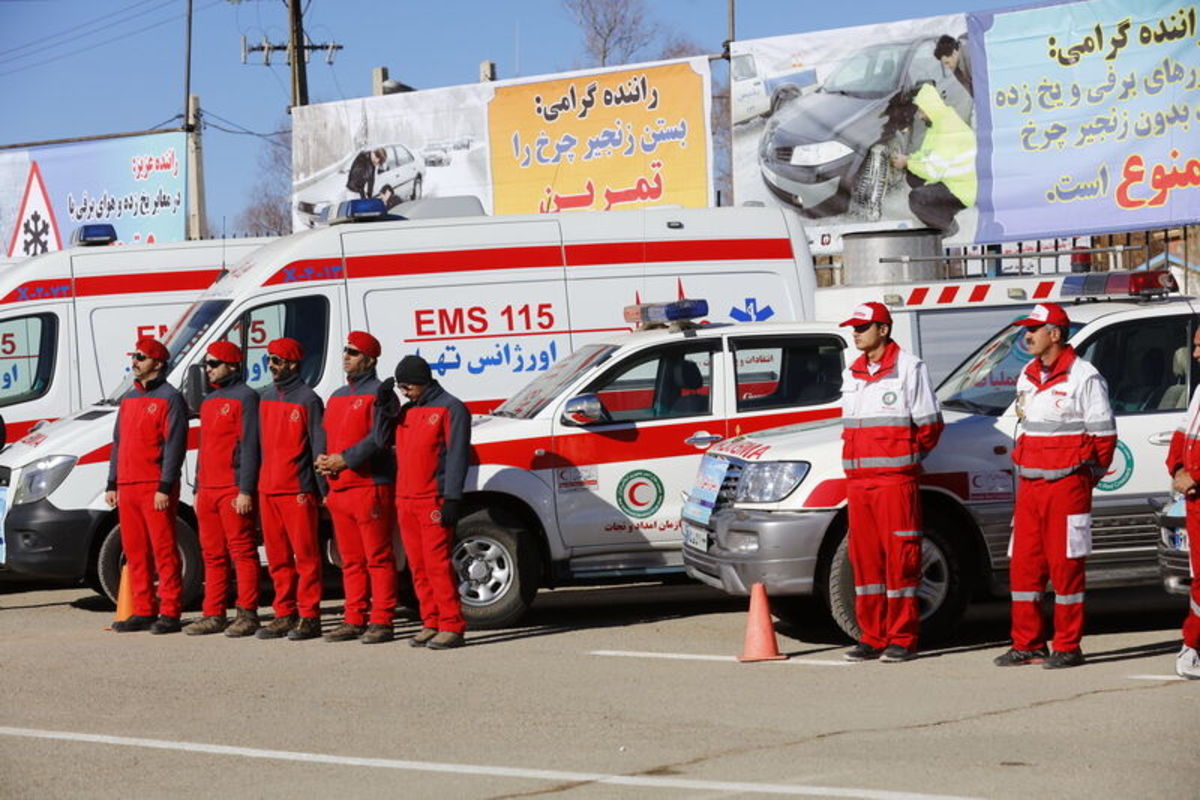 استقرار ۲۶ هزار نیروی اورژانس در نقاط حادثه خیر جادهها استقرار ۲۶ هزار نیروی اورژانس در نقاط حادثه خیر جادهها
