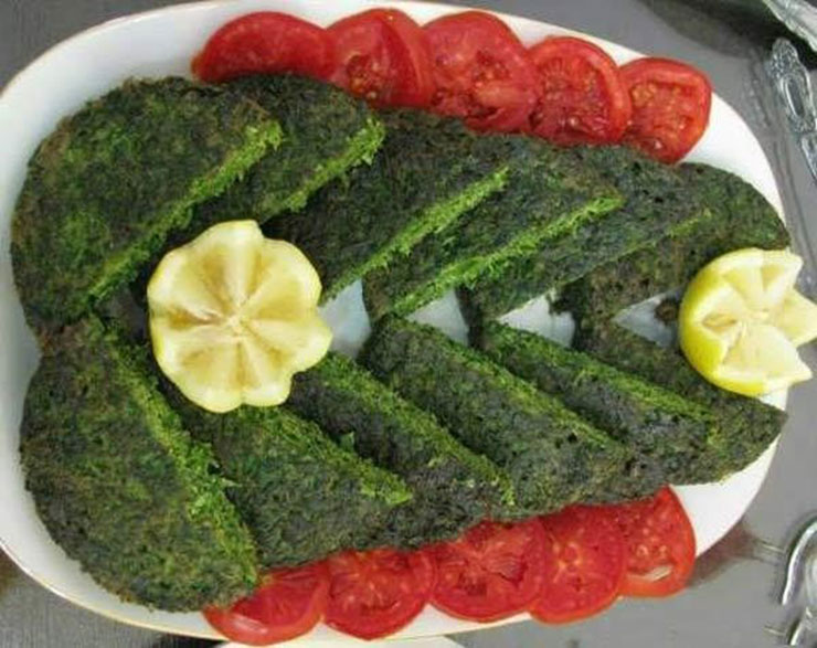 غذاهای مخصوص شب عید نوروز در شهرهای مختلف ایران کوکوسبزی
