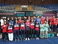 ۹ مدال رنگارنگ برای کاراته کا‌های ایران