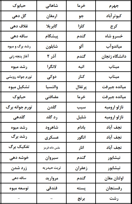 از شکوفه دادن آلو در ارومیه تا رشد انبه در میناب؛ از شکوفه دادن آلو در ارومیه تا رشد انبه در میناب؛