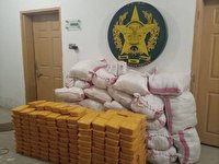 کشف یک تن مواد مخدر در بلوچستان پاکستان