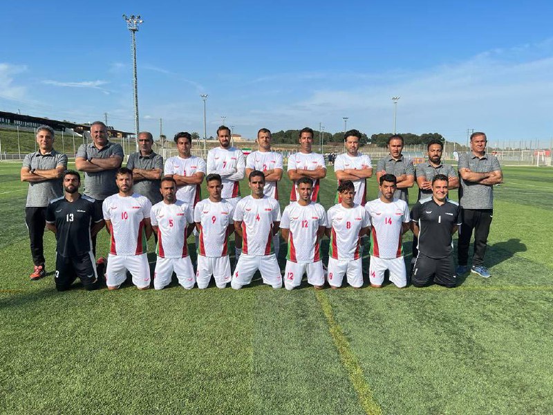 پیروزی تیم ملی فوتبال هفت نفره ایران برابر انگلیس