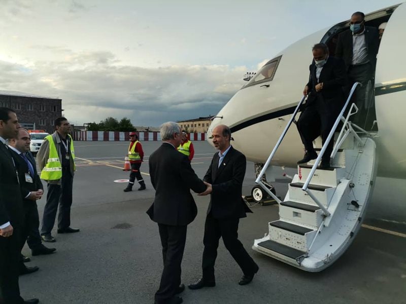 وزیر نیرو وارد ایروان شد وزیر نیرو وارد ایروان شد