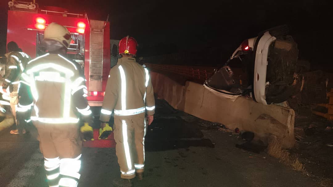 تصادف مرگبار در بزرگراه تهران قم