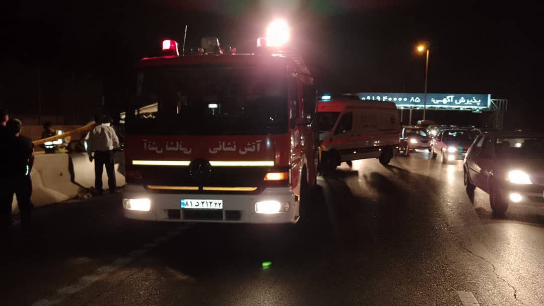 تصادف مرگبار در بزرگراه تهران قم