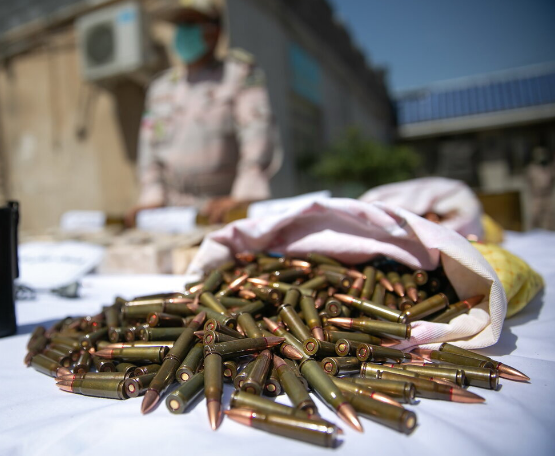 کشف ۴۰ قبضه سلاح جنگی درثلاث باباجانی