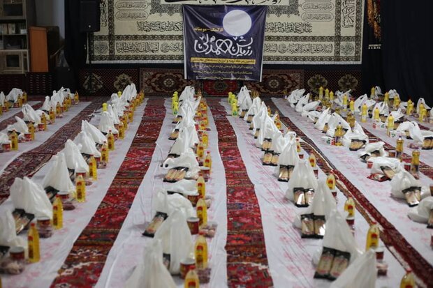توزیع ۴ هزار بسته معیشتی در ماه مبارک رمضان