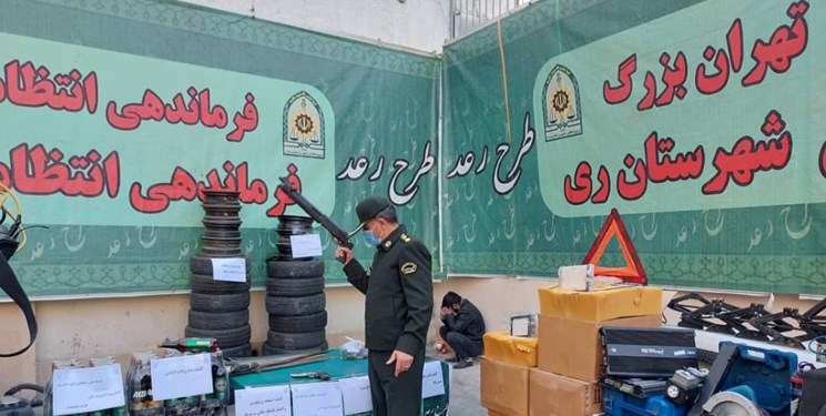 دستگیری ۲۲۲ متهم در طرح رعد شهرستان ری