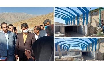 بازدید دکتر عبدالملکی از مجموعه ورزشی نیمه کاره شهدای شهر شلمزار