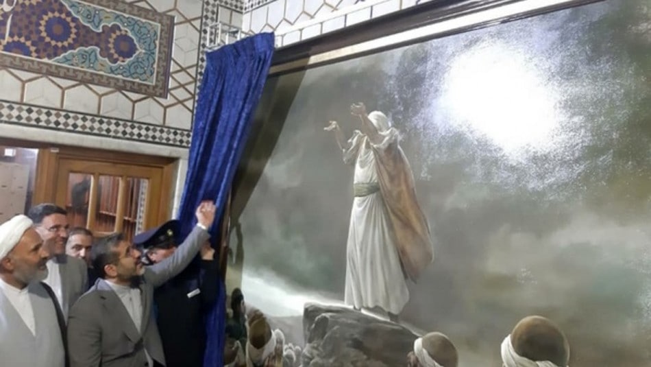 رونمایی از نقاشی «دعای باران» جدیدترین اثر استاد روح الامین رونمایی از نقاشی «دعای باران» جدیدترین اثر استاد روح الامین